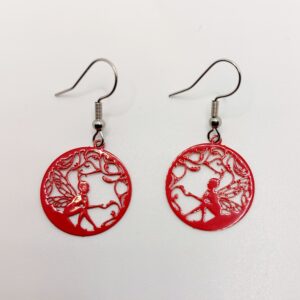 Pendientes Hada Roja