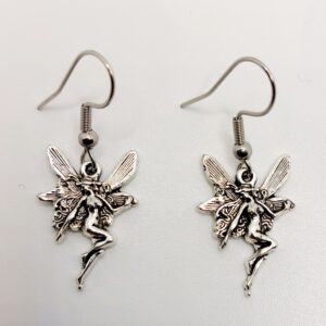 Pendientes Hada Plateada