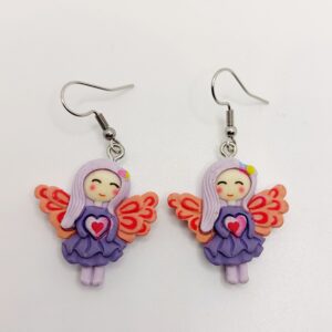 Pendientes de Ángel en Resina