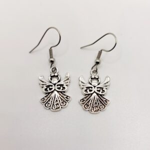 Pendientes Ángeles Plateados