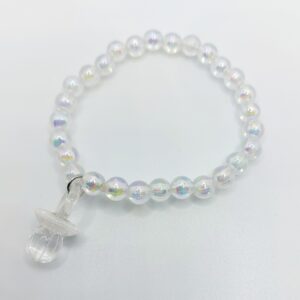 Pulsera para niñ@s transparente con chupete