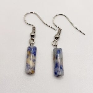 Pendientes cilindro de sodalita