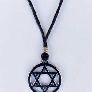 Colgante ajustable con la estrella de David