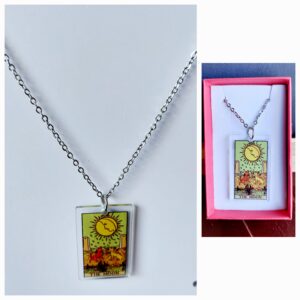 Colgante de Carta del tarot de La Luna