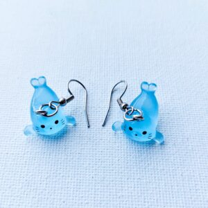 Pendientes con polvo de Hada de Focas