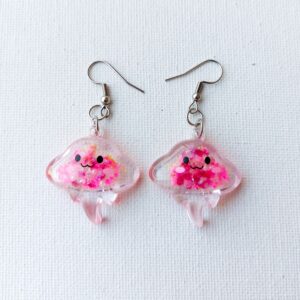 Pendientes Rayas Rosas