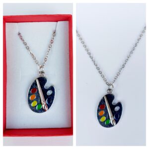 Colgante de Paleta de pintor en zamak