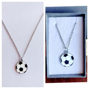 Colgante de Balón de fútbol en zamak