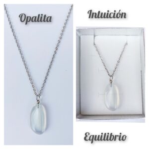 Colgante de Opalita de 3,2x1,4 cm