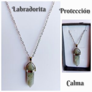 Colgante de Labradorita en forma de punta