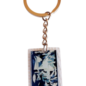 Llavero en resina del Guernika