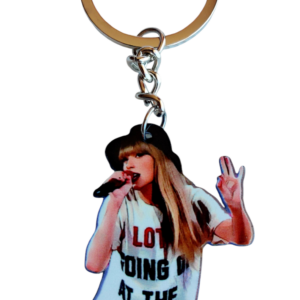 Llavero de resina de Cantante